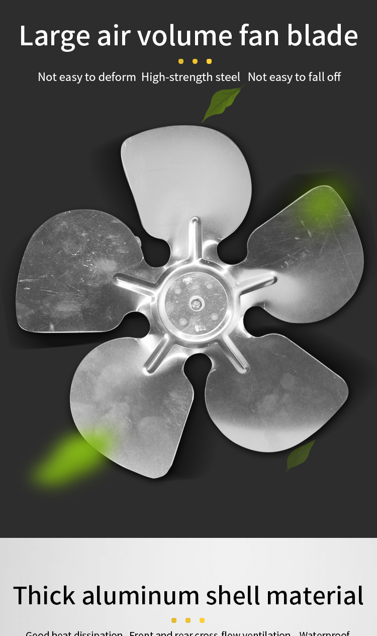 What are the different types of ventilation fans?