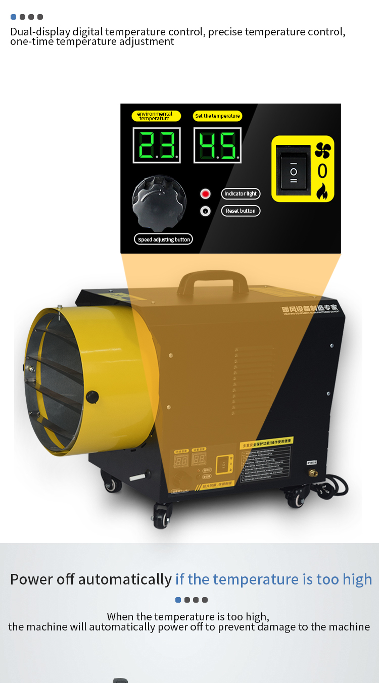 Gas heater product details 5