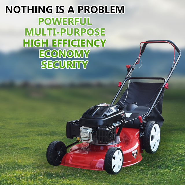 Hand push lawn mower for quick cutting