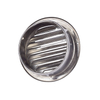 Breathable and ventilated stainless steel exterior wall hood