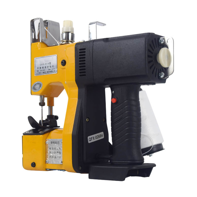Portable automatic bag sewing machine
