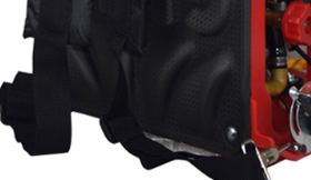 Thickened shock-absorbing back cushion