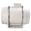 White Plastic Duct Fan with Large Diameter