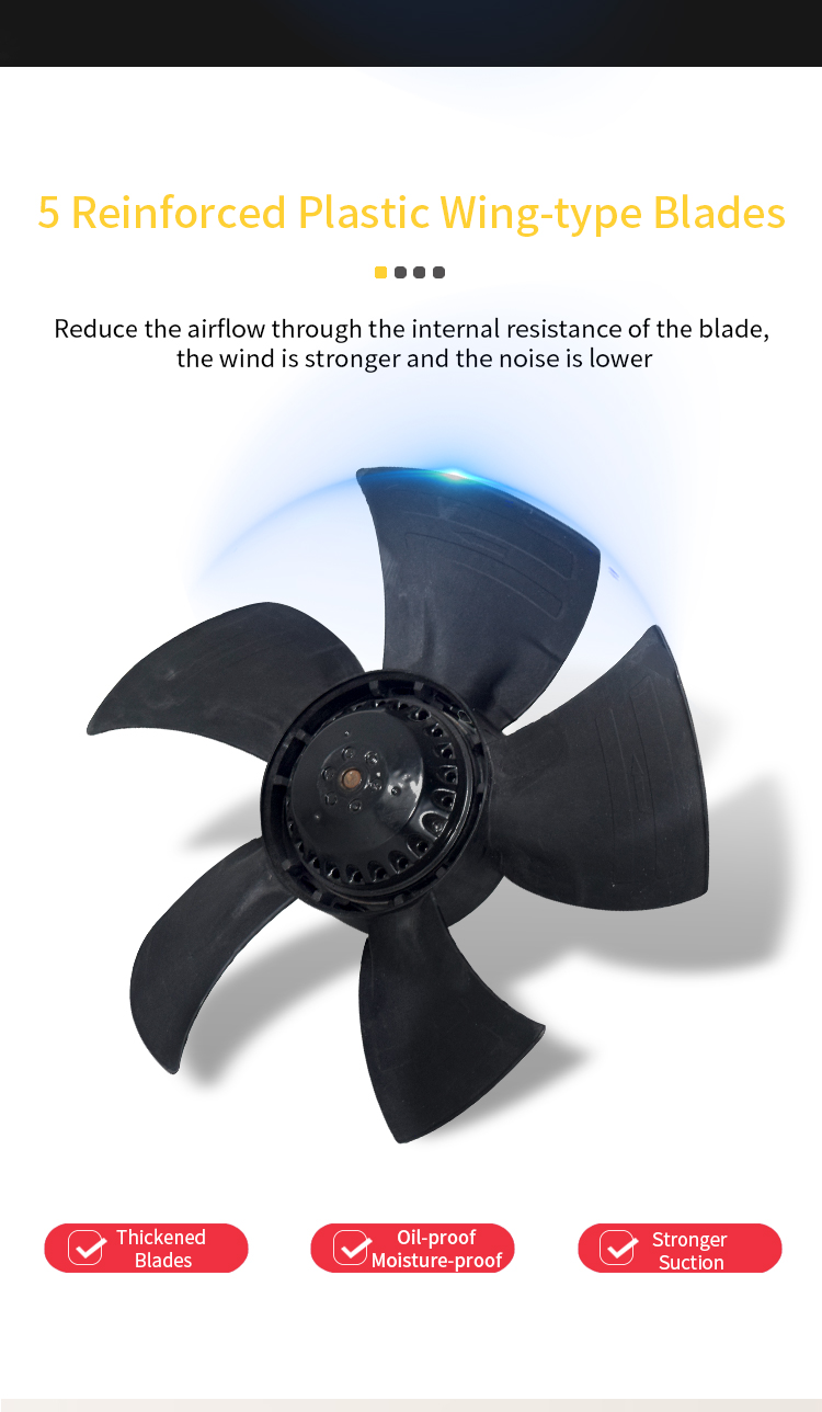 Details of mesh type outer rotor fan 5