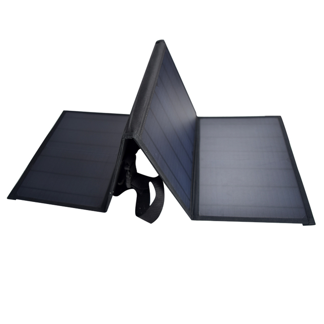 Folding solar charging bag
