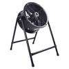 Black external rotor post type axial fan