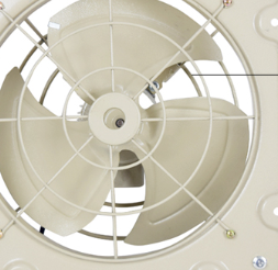 Thickened metal fan blades