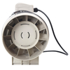 White Plastic Duct Fan with Large Diameter