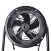 Black external rotor post type axial fan