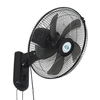 A Strong Wind Powered Black Household Wall Fan