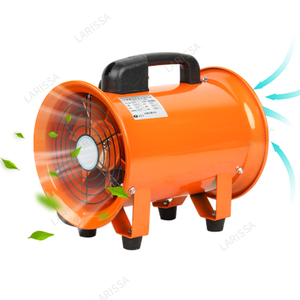 Orange High-power Portable Axial Flow Fan