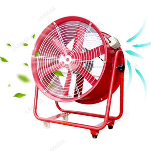 Red Mobile Axial Flow Fan with Strong Wind Power