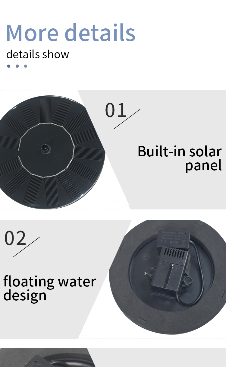 Fountain Pump Product Details 2