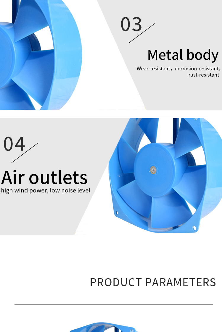 Product Details of Power Frequency Axial Fan 4