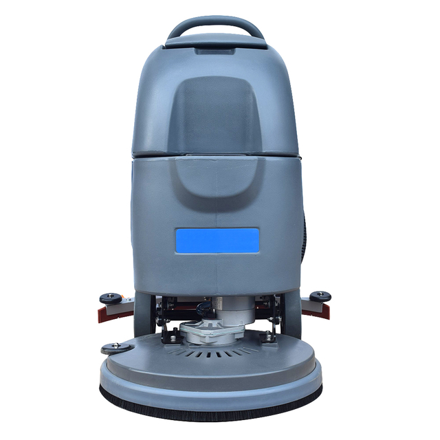 Commercial floor scrubber