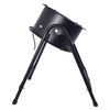Black external rotor post type axial fan