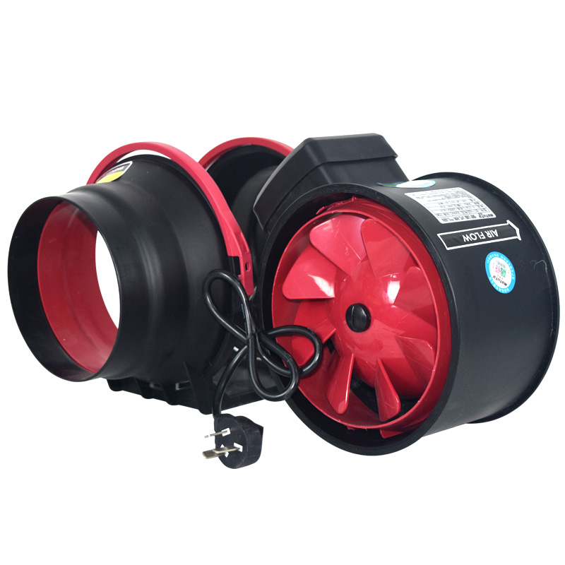 Black plastic duct fan