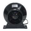 Small Black Plastic Pipeline Booster Fan