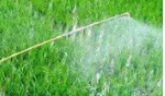 Farmland pesticide spraying