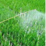 Farmland pesticide spraying