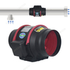 Black Plastic Diagonal Flow Fan Made of Environmentally Friendly Materials